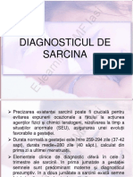 DIAGNOSTICUL DE SARCINA