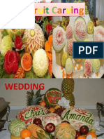 Fruit Carving: R I A I G