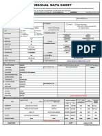 Personal Data Sheet: Masayon Ariel Plata