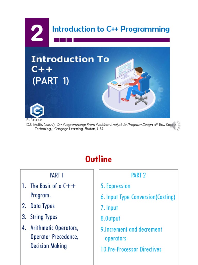 Introduction To C++ Programming: (PART 1) | PDF | Boolean Data Type ...
