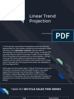 Linear Trend Projection: Deris & Dimayuga BSA 2