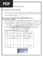 Two Dimensional Random Variable