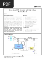 LD 7575 | PDF | Mosfet | Field Effect Transistor