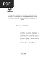 CONTRIBUIÇÃO AO ESTUDO DO TRANSPORTE MARÍTIMO COM A IDENTIFICAÇÃO DOS ATRIBUTOS DE DESEMPENHO PARA O USO DE CONTÊINERES NA EXPORTAÇÃO DE COMMODITIES AGRÍCOLAS NO BRASIL 