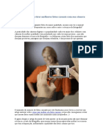 dicas para fotos em Cameras digitais