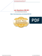 Exam Questions 200-301: Cisco Certified Network Associate