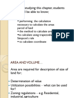 L5 - Area, Volume and Detai Survey