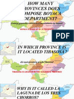 ¿Cuántas Provincias Conforman El Departamento de Boyacá?: Boyaca Is Made Up of 12 Provinces