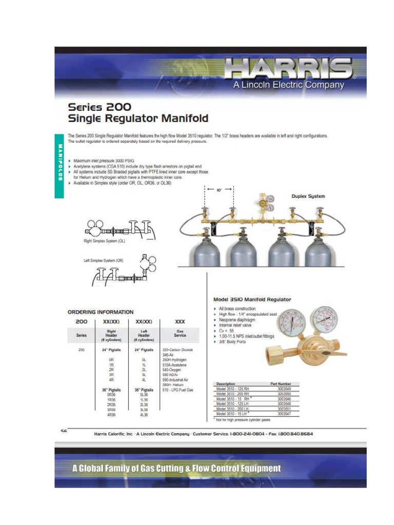 Ficha Tecnica Manifold | PDF