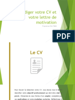 Rédiger Votre CV Et Votre Lettre de Motivation