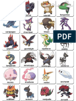 Cartas Pokemon 5a Generacion para Imprimir