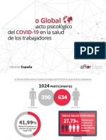 Resultados Estudio "Impacto Del COVID19 en La Salud Psicológica de Los Trabajadores en España" - Affor