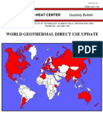 World Geothermal Direct Use Update: Geo-Heat Center