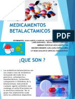 ANTIBIOTICOS BETALACTÁMICOS Trabajo Principal PDF