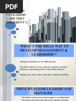 Managers Vs Leaders 2020 (RUP @)