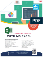 With Ms Excel: Advancing Career