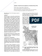 Geothermal Potential in Bangladesh - Results From Investigations of Abandoned Deep Wells