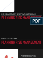 Risk Management Certification Program