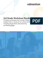 3rd Grade Worksheet Bundle