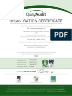 Registration Certificate: IPL Solutions Iberia, SL