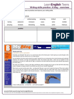 A Blog - Exercises 3 PDF