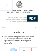 Lumbar Spine Radiography