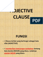 Adjective Clause