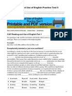 Engexam - info-CAE Reading and Use of English Practice Test 5 Printable PDF