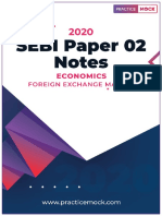 Sebi Grade A 2020: Economics: Foreign Exchange Market