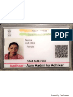 Gaurav Birth Pan Aadhar Votar Card PDF