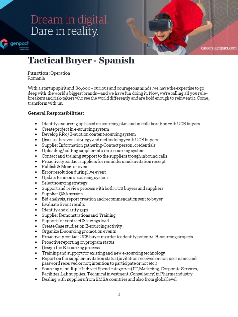 Tactical Buyer Spanish PDF Occupational Safety And Health Customer