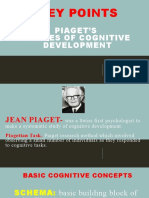 Key Points: Piaget'S Stages of Cognitive Development