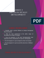 Issue On Human Development