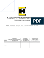 Plan de Contingencia Tres Ventanas - 31 Octubre