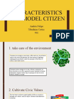 characteristics of a model citizen