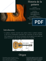 Historia de La Guitarra