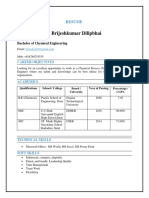 Brijesh Jha Resume PDF