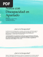 Tipos de Discapacidad según la OMS | PDF | Invalidez | Discapacidad ...