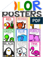 Color Posters English Spanish
