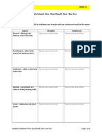 Week 1 Worksheet: How I See Myself, How I See You: Sti Senior High School Grade 12