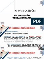 Direito sucessório: testamento em