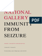 THE National Gallery: Immunity From Seizure