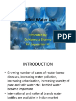Distilled Water Unit: Presented By: DR - Namrata Sharma Mr. Jayasankar M