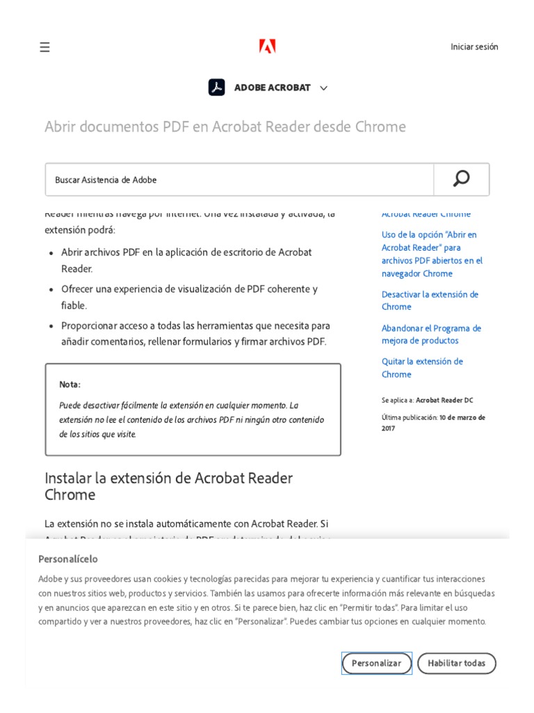Abrir Documentos PDF en Acrobat Reader Desde Chrome | PDF ...