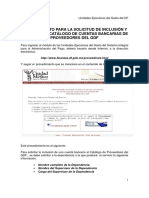 Solicitud de inclusión de cuentas bancarias de proveedores del DF