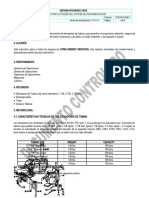 INS-OPE-07 Instructivo para Prueba de Del Sistema de Instrumentacion