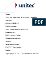 3.1: Ejercicios de Alquenos y Alquinos