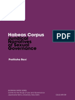 Habeas Corpus: Juridical Narratives of Sexual Governance