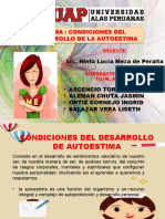 Tarea 4-Grupo 7-Condiciones Del Desarrollo Del Autoestima - Filial Arequipa