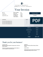 Hi! This Is Your Invoice.: Thank You For Your Business!